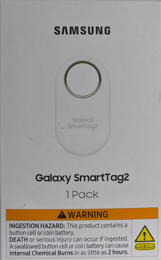 Samsung Galaxy SmartTag2 – Bluetooth Tracker – White (New, Sealed)