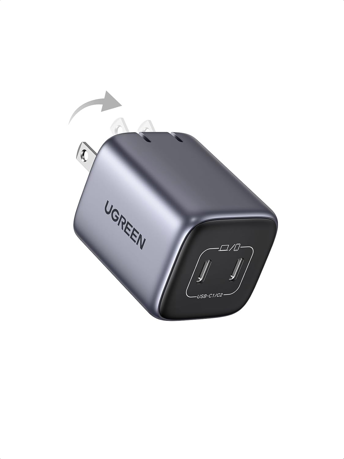UGREEN Nexode 45W Dual USB‑C GaN Fast Charger